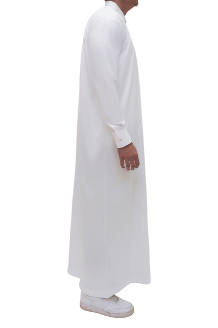 Saudi Collar Thobe - Nomad's Pearl