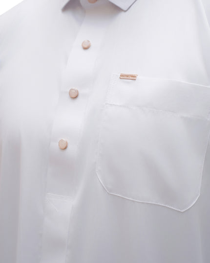 Saudi Collar Thobe - Nomad's Pearl