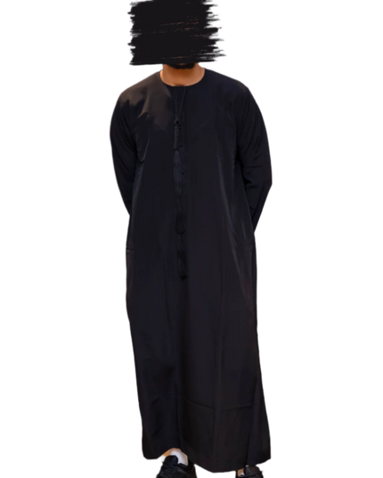 Premium Emirati Thobe - Bedouin's Noir