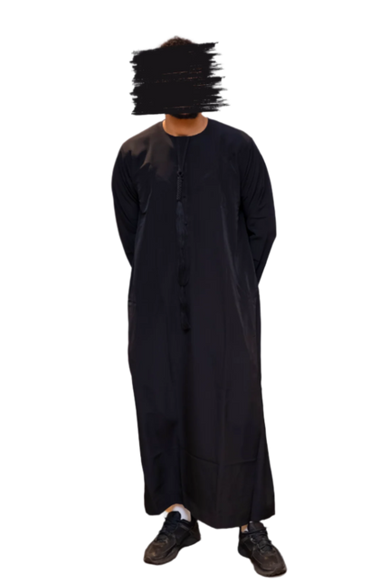 Premium Emirati Thobe - Bedouin's Noir