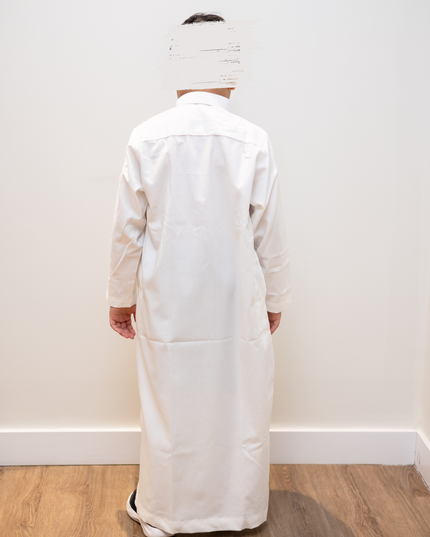 Boy's Premium Saudi Thobe - Pearl White