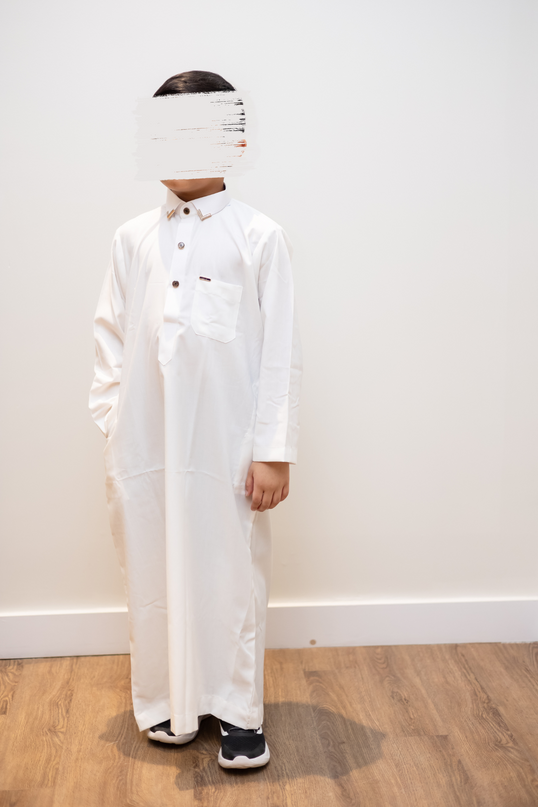 Boy's Premium Saudi Thobe - Pearl White