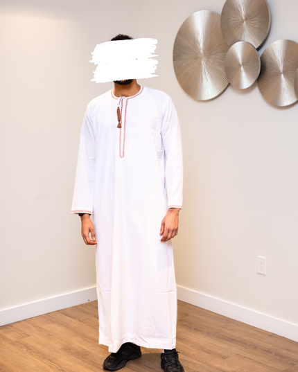 Premium Omani Thobe - Arabian Ivory