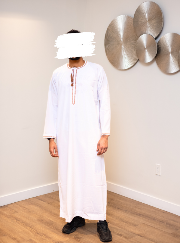 Premium Omani Thobe - Arabian Ivory
