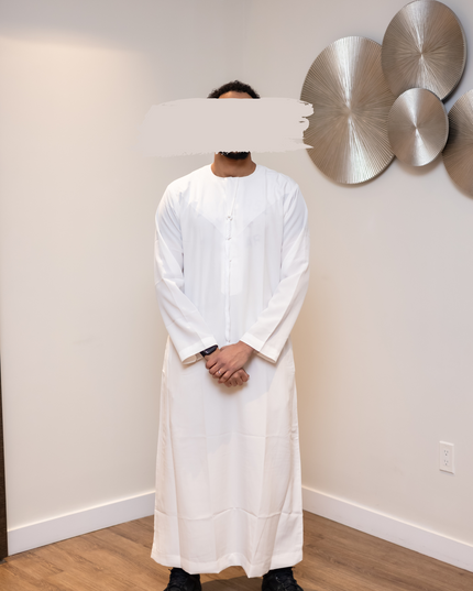 Premium Emirati Thobe - Arabian Ivory