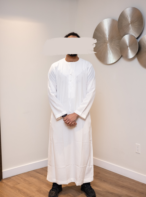 Premium Emirati Thobe - Arabian Ivory