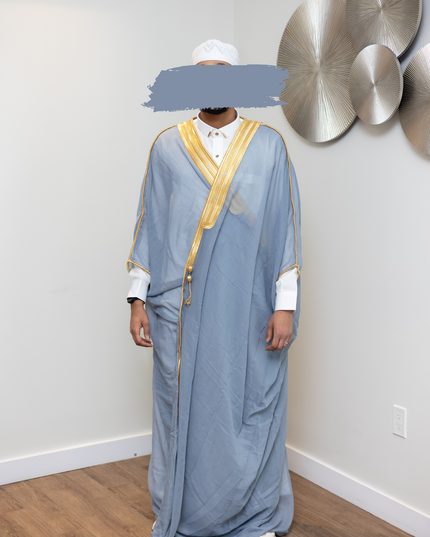 Grey & Gold Bisht