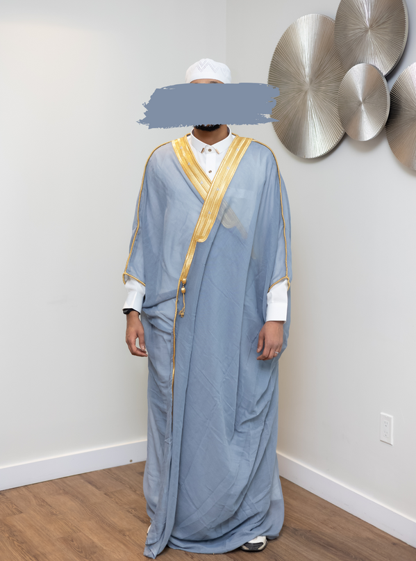 Grey & Gold Bisht