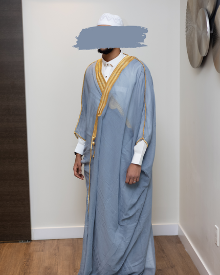 Grey & Gold Bisht