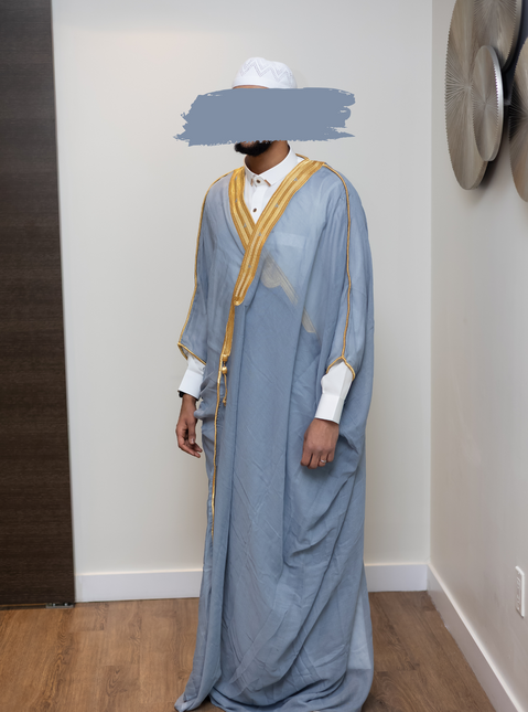 Grey & Gold Bisht