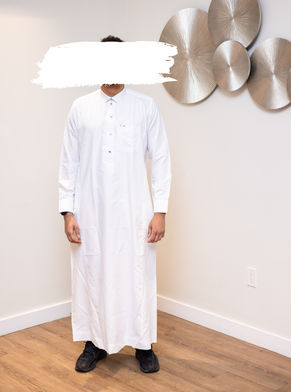 Premium Saudi Thobe - Arabian Ivory