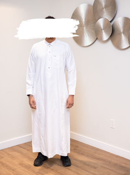 Premium Saudi Thobe - Arabian Ivory