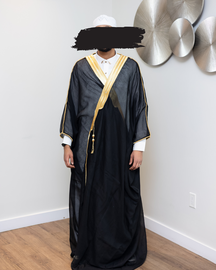 Black & Gold Bisht