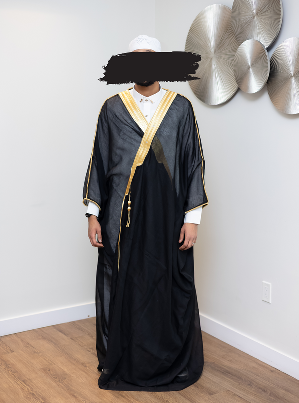 Black & Gold Bisht