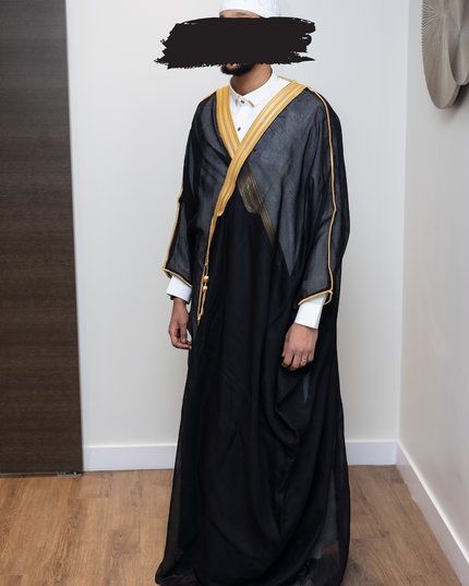 Black & Gold Bisht