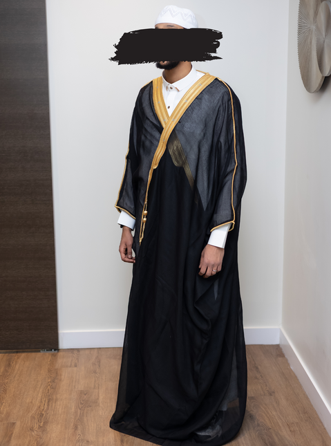 Black & Gold Bisht