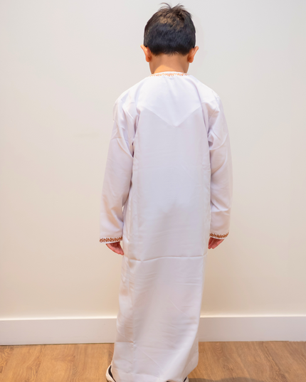 Boy's Premium Omani Thobe - Arabian Ivory