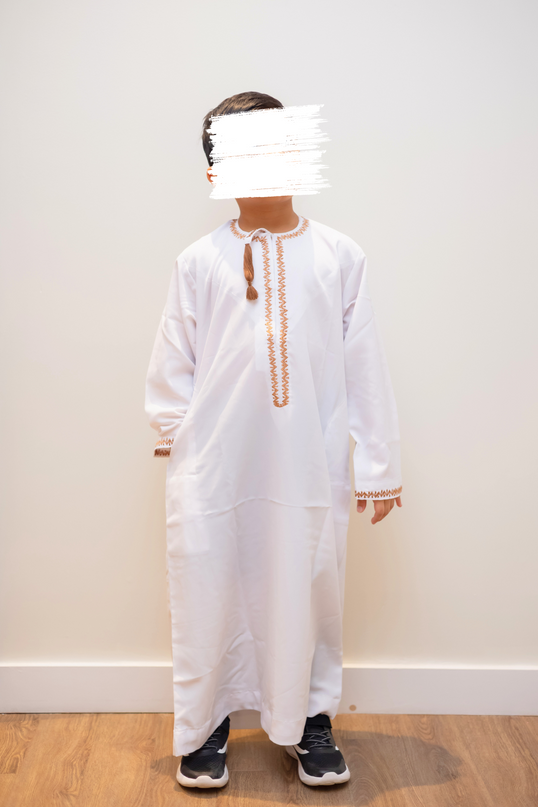 Boy's Premium Omani Thobe - Arabian Ivory