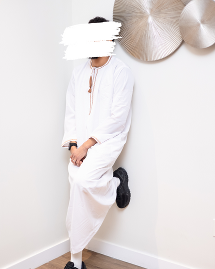 Premium Omani Thobe - Arabian Ivory